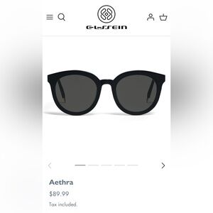 Colossein Aerthra lady’s black sunglasses